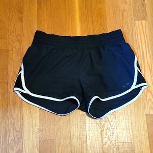 Black and White Running Shorts